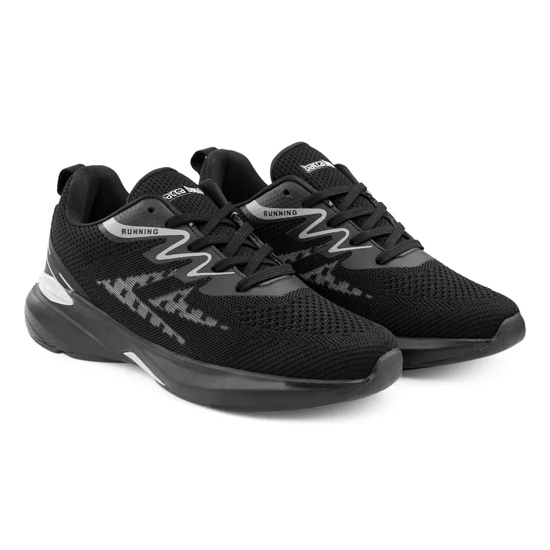 Bacca Bucci Black Marathon Everyday Running Shoes for Men | Best Price UAE